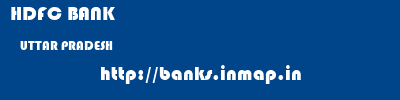 HDFC BANK  UTTAR PRADESH     banks information 